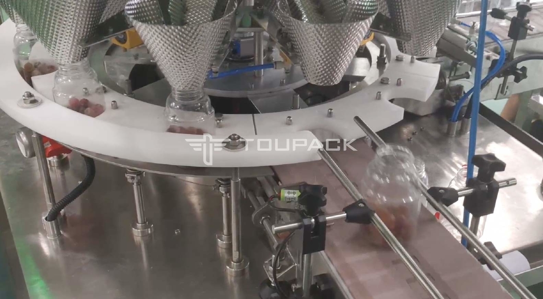 Automatyczna zliczająca maszyna pakująca do napełniania worków na poduszki Premade Doypack Gummy Bear Candy