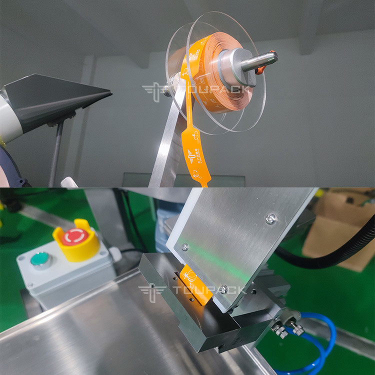 Semi-Auto Banana Carrot Packing Machine For Mesh Net Bag Weighing Counting Netting Clipping