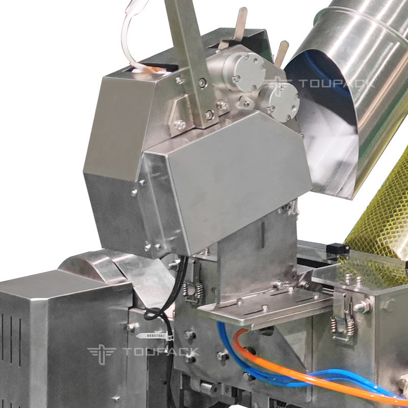 Semi Auto Mesh Bag Net Packing Machine For Onion Net Bag Sealing Clipping Packing Machine (Półautomatyczna maszyna do pakowania torby z siatką do opakowania torby z cebuli)