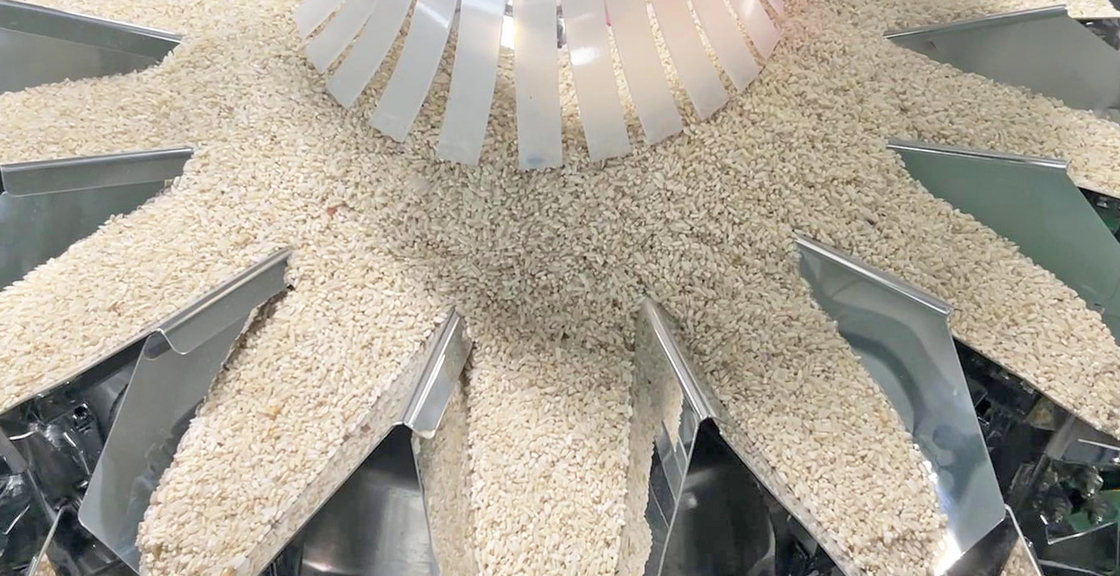 14 wiaderki Automatyczny wielokrętowy ważnik 1 kg 2 kg 5 l Pakowanie zboża żywności