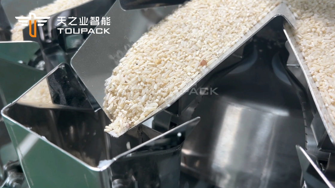 14 wiaderki Automatyczny wielokrętowy ważnik 1 kg 2 kg 5 l Pakowanie zboża żywności