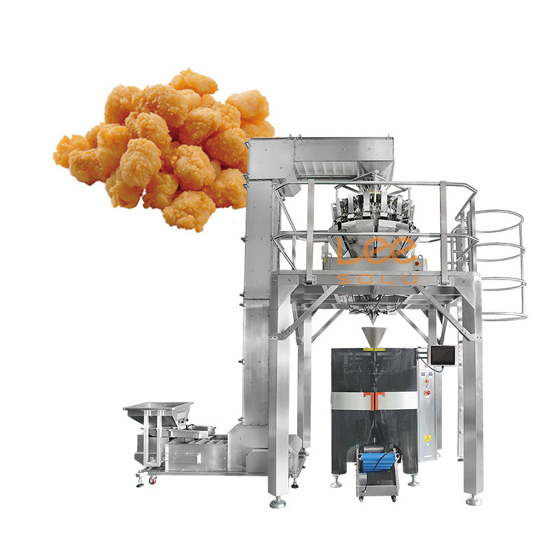 Muti-Function High Speed Zamrożone mięsne kule Vffs Shrink Packing Bagging Machine Zamrożone warzywa Wielogłowa ważyczka