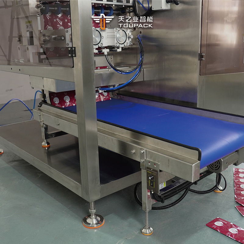 Automatyczne napoje z żelem glukozowym Płynne Nieregularne kształt kij Worek worek Packing Maszyna pionowa 4 Strony Seal Worek Pomidorowy sos Packing Maszyna