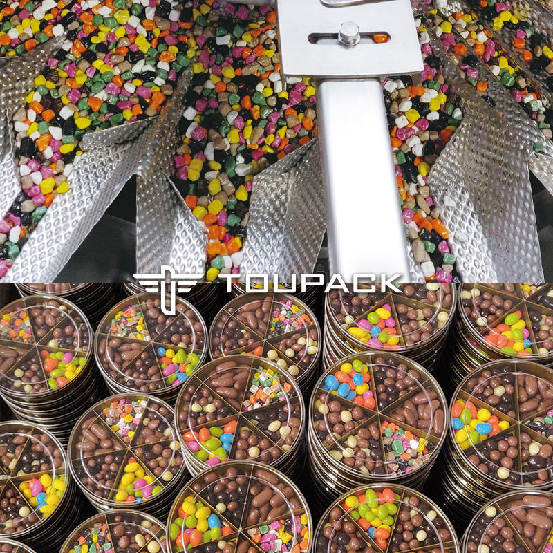 Automatyczny Stand Up Pocket Doypack Ważanie Packing Granule Orzeszki orzechowe Kaszu Multihead Waga Maszyna wypełniająca