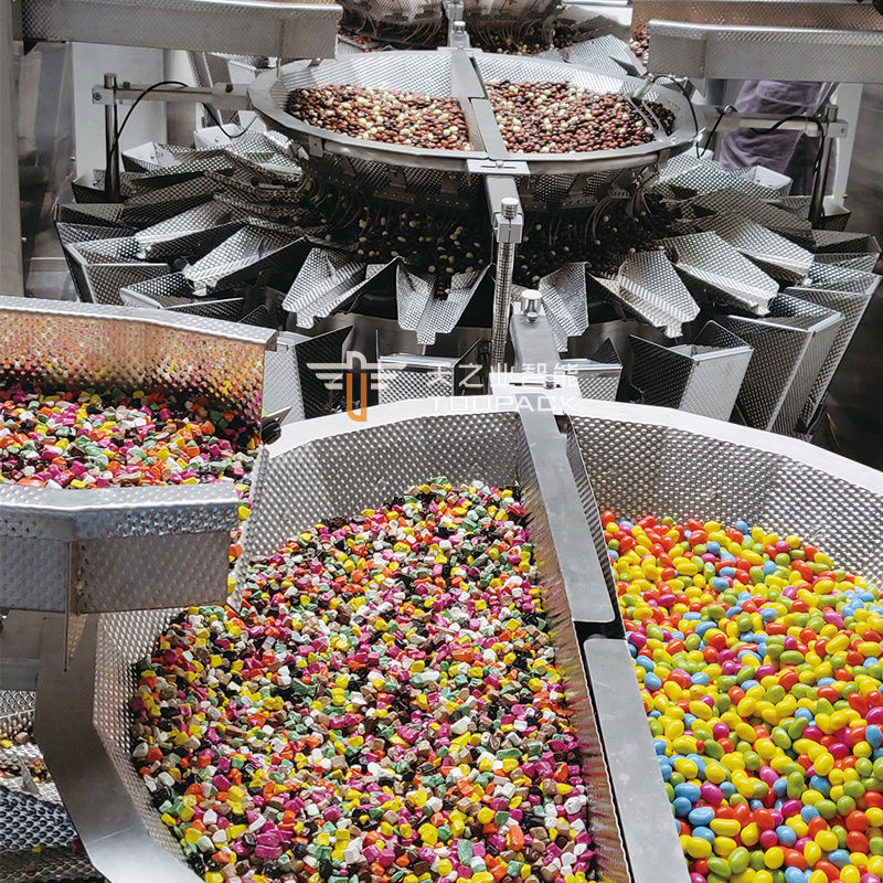 Automatyczny Stand Up Pocket Doypack Ważanie Packing Granule Orzeszki orzechowe Kaszu Multihead Waga Maszyna wypełniająca