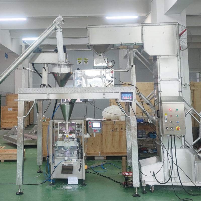 Automatyczne 200g 300g 500g Vertical Form Fill And Seal Packing Machines Powder Filling Machine Doypack Bag Whey Protein Powder Packing Machine