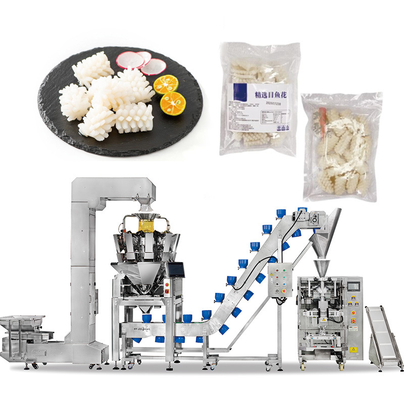 Automatic Frozen Food Packaging Machine with High-Speed Operation 220V and 1 Year Warranty