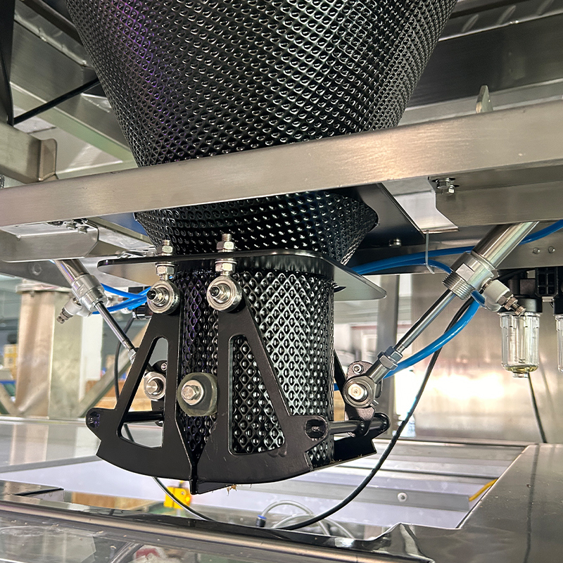 Zindywidualizowane Efektywne Odwodnione Mięso Białego Nuggets Ilościowe Worki Maszyna do pakowania gotowa do jedzenia żywności Mięso Białego wielokrówkowa Waga