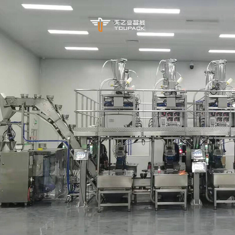 Wielofunkcyjne maszyny do pakowania w gotowe torebki 300 BPM, szybka wielogłowicowa waga do nasion słonecznika i orzechów