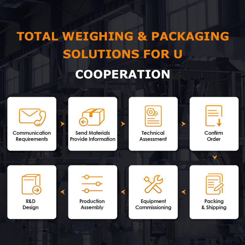 Maszyna do pakowania gotowych posiłków Wagacz śrubowy tacka Linia pakowania z wielokrotnym wagaczem śrubowym