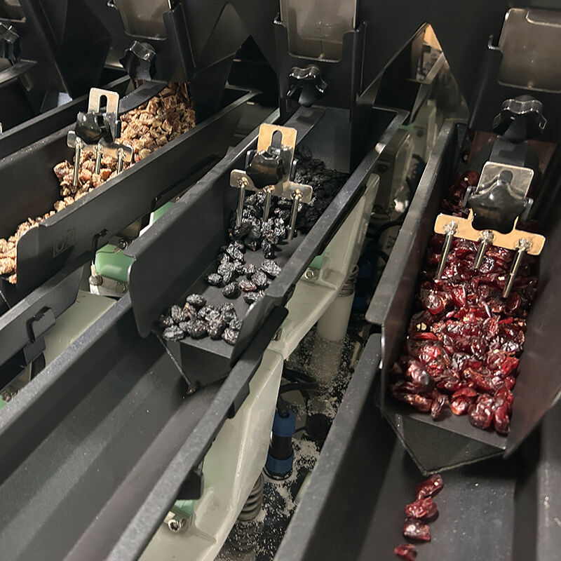 Maszyna do pakowania żywności dla zwierząt domowych z dużą prędkością Wielogłowa ważyczka do pakowania mieszaniny przekąsek Kibble