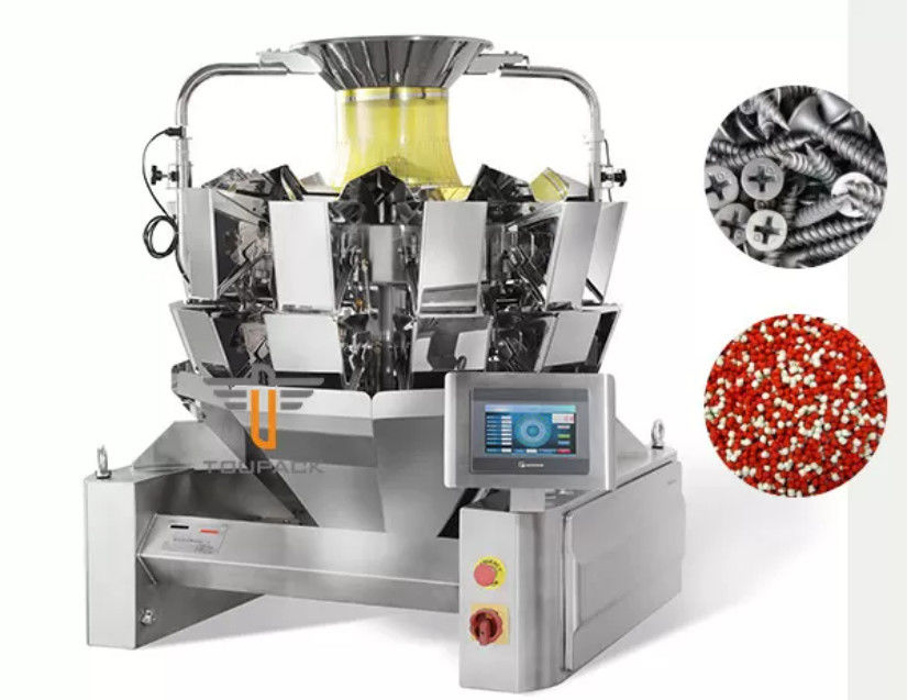 SS304 2.5L Granule Multihead Weigher 10 głowic do produktu żelaznego