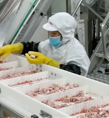 20 worków / min Wielogłowicowa maszyna pakująca do produktu z lodem mięsnym