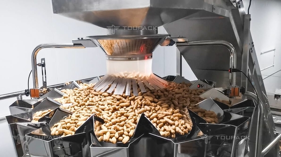 Stand Up Pouch Pionowa maszyna pakująca do ważenia 2,5 kg Maszyna do pakowania orzechów nerkowca