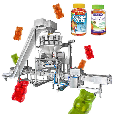 Automatyczna maszyna do napełniania cukierków Bear Gummy Maszyna do liczenia i napełniania kostek cukru