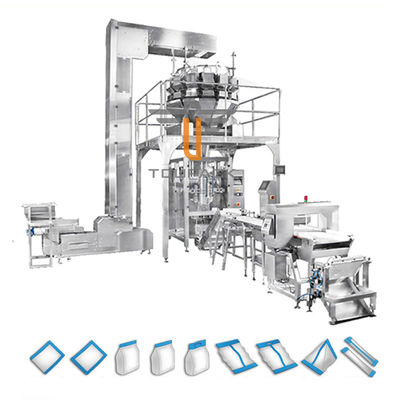 Maszyna do pakowania cukierków o dużej prędkości z grubością folii 0,04-0,08 mm 100 g-5000 g Pojemność