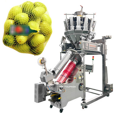 Całkowicie automatyczna linia pakowania worków z siatką cebulową