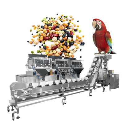 Automatyczna waga wielogłowicowa do pakowania karmy dla papug 2,5 kg
