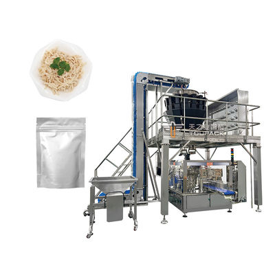 Maszyna do pakowania świeżych produktów spożywczych Mięsa Pie Targowy Maszyna wielokrętowa do ważenia kałamarnic Shrimp Clam Abalone Zipper Bag Automatyczna maszyna do pakowania