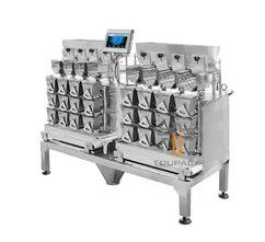 Szybka wielogłowicowa maszyna ważąca 60P / M 8 do lepkiej żywności