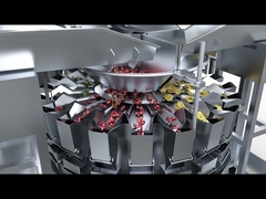 Maszyna do pakowania datków, frytek, słodyczy, kawy, fasol, ryżu i innych żywności granulowanej.