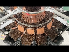 Była maszyna do pakowania cukru, przekąsek, granulatów, maszyna do pakowania białych ziaren, maszyna do pakowania